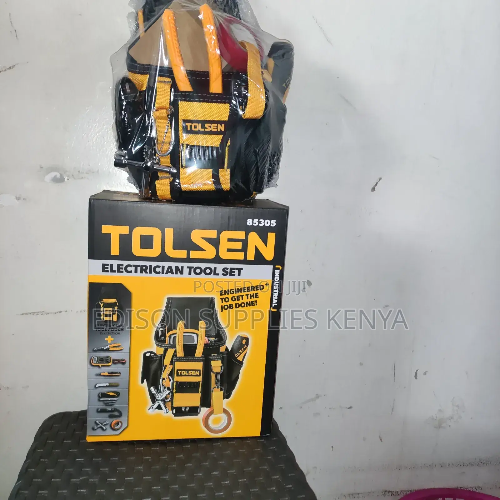 Tolsen Electrician Tool Set Full Tool Kit Bag for Waist