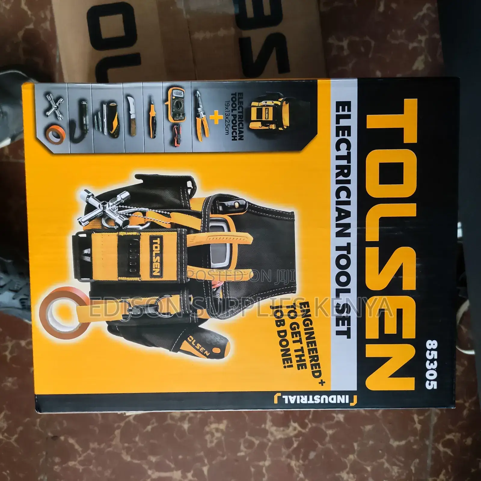 Tolsen Electrician Tool Set Full Tool Kit Bag for Waist