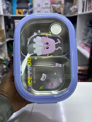*Bento Lunch Box With 2 Compartments* Available