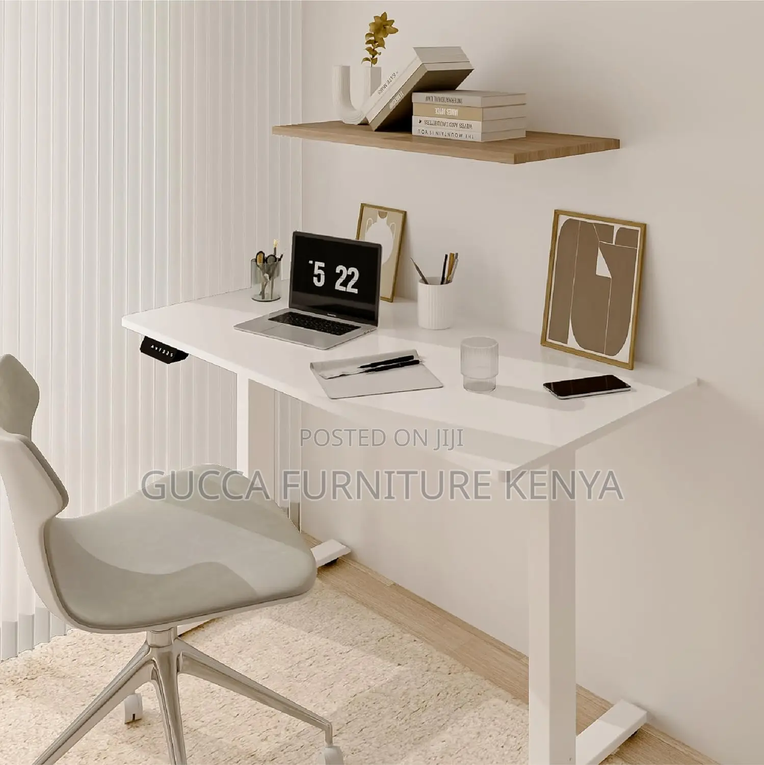 Standing Desk Adjustable Height With Whole Piece Desktop