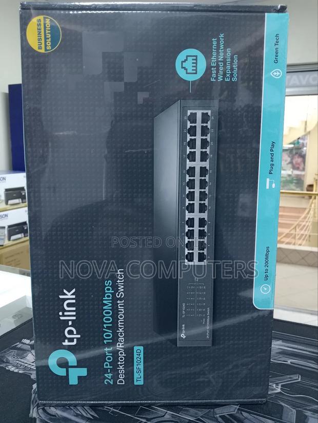 Tp-Link 24 Port 10/100 Rack Mount Desktop Switch - main view