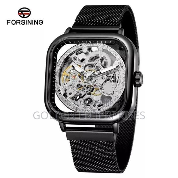 Automatic Forsining Mesh Strap Mens Watch