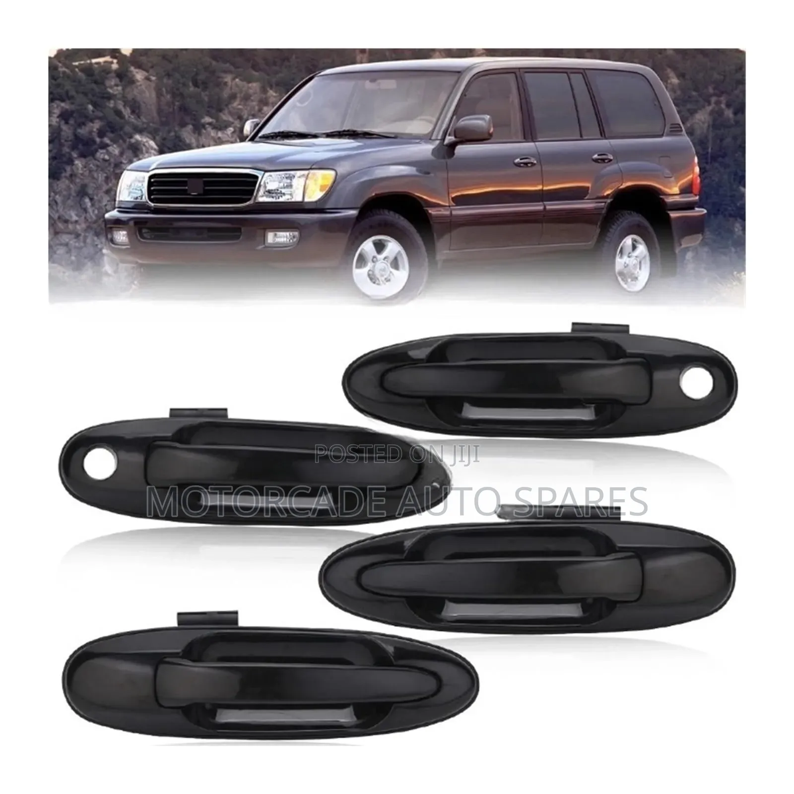 Toyota Landcruiser 100 Series V8 Outer Door Handle Black
