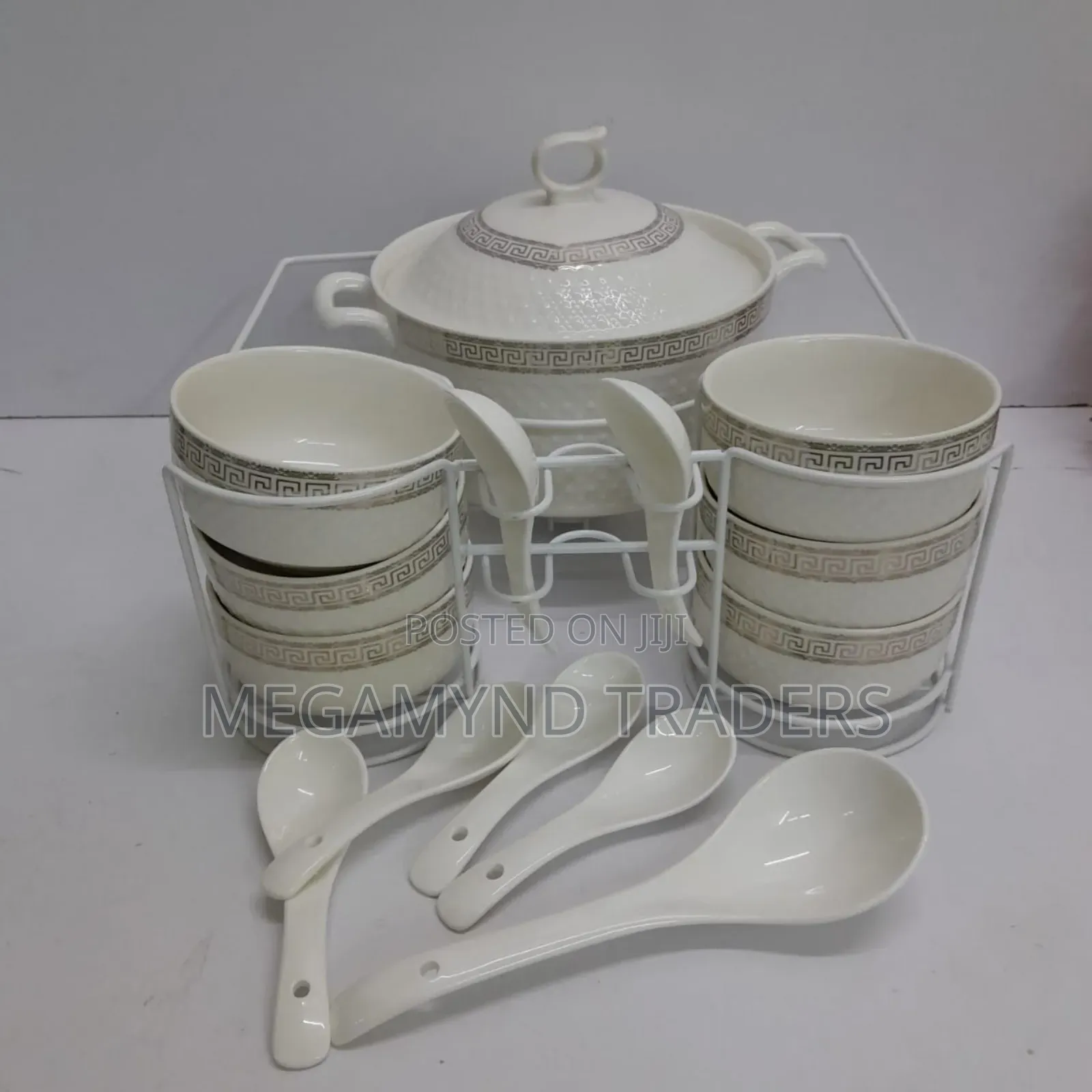 15pc Ceramic Soup Set