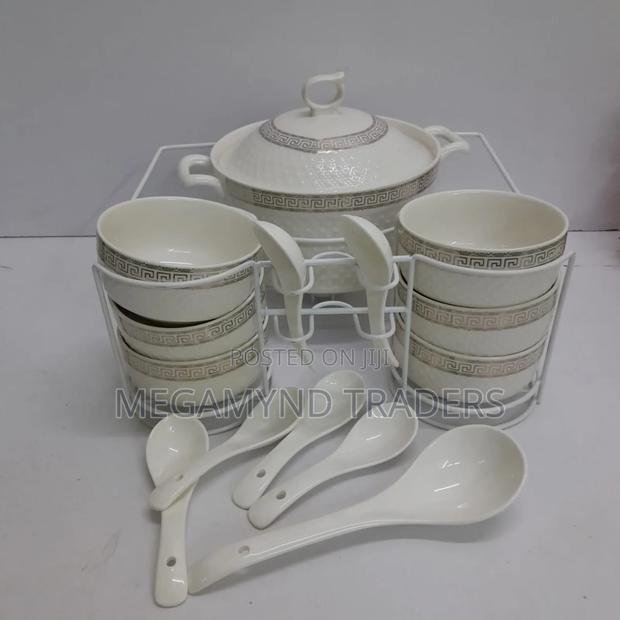15pc Ceramic Soup Set - main view