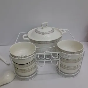 15pc Ceramic Soup Set