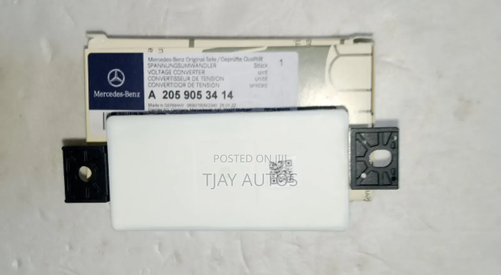 Mercedes Voltage Converter Module Auxiliary Battery