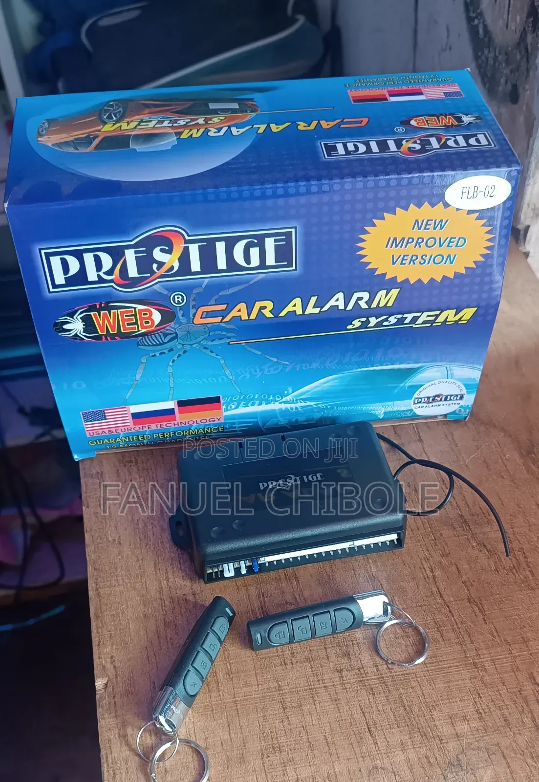 Prestige Brand Car Alarm With Cut Off,Free Installation
