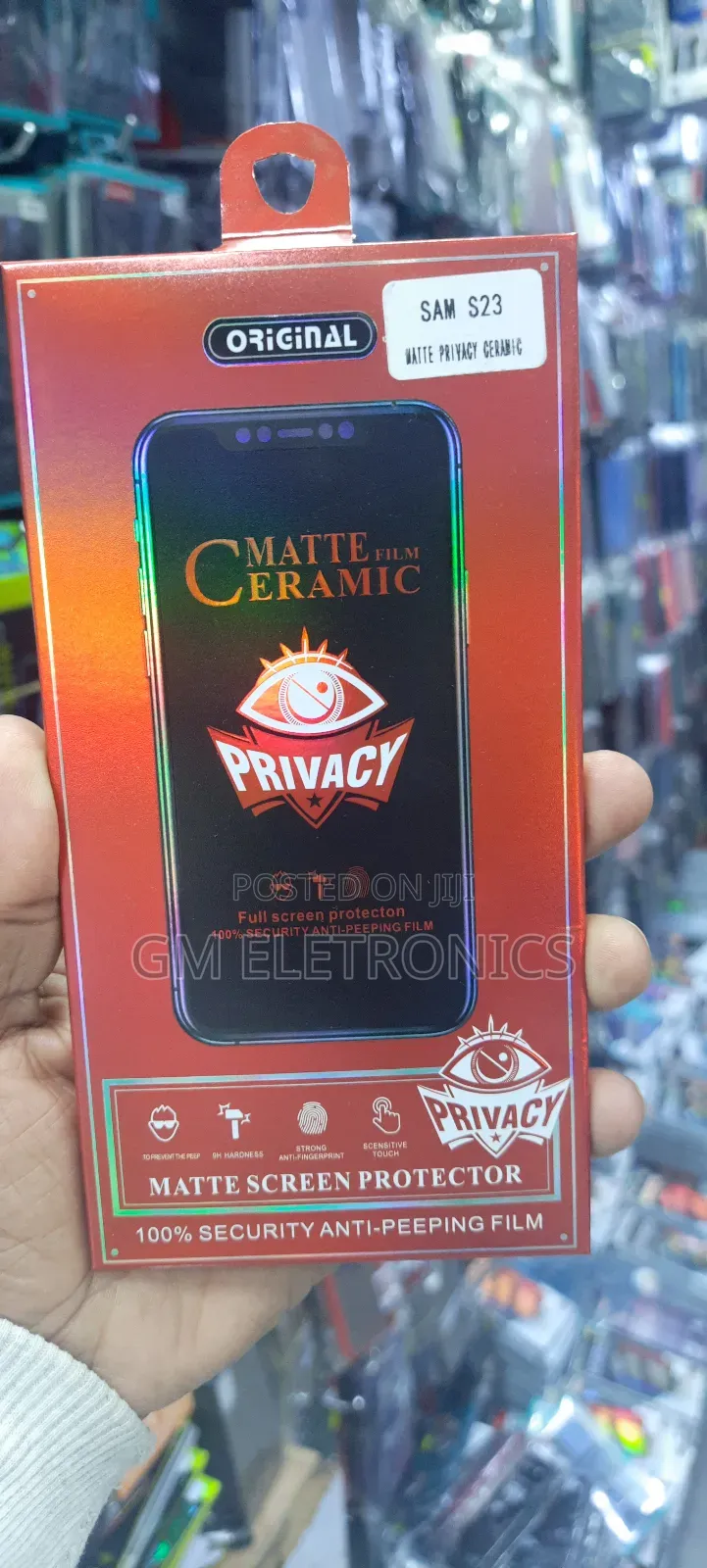 Full Cover PRIVACY Flexible Ceramic MATTE Screen Protector