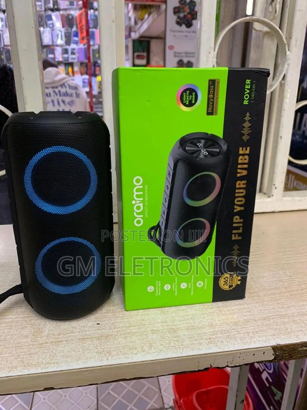 Oraimo Rover 12W FM Wireless Portable Speaker.(Black)