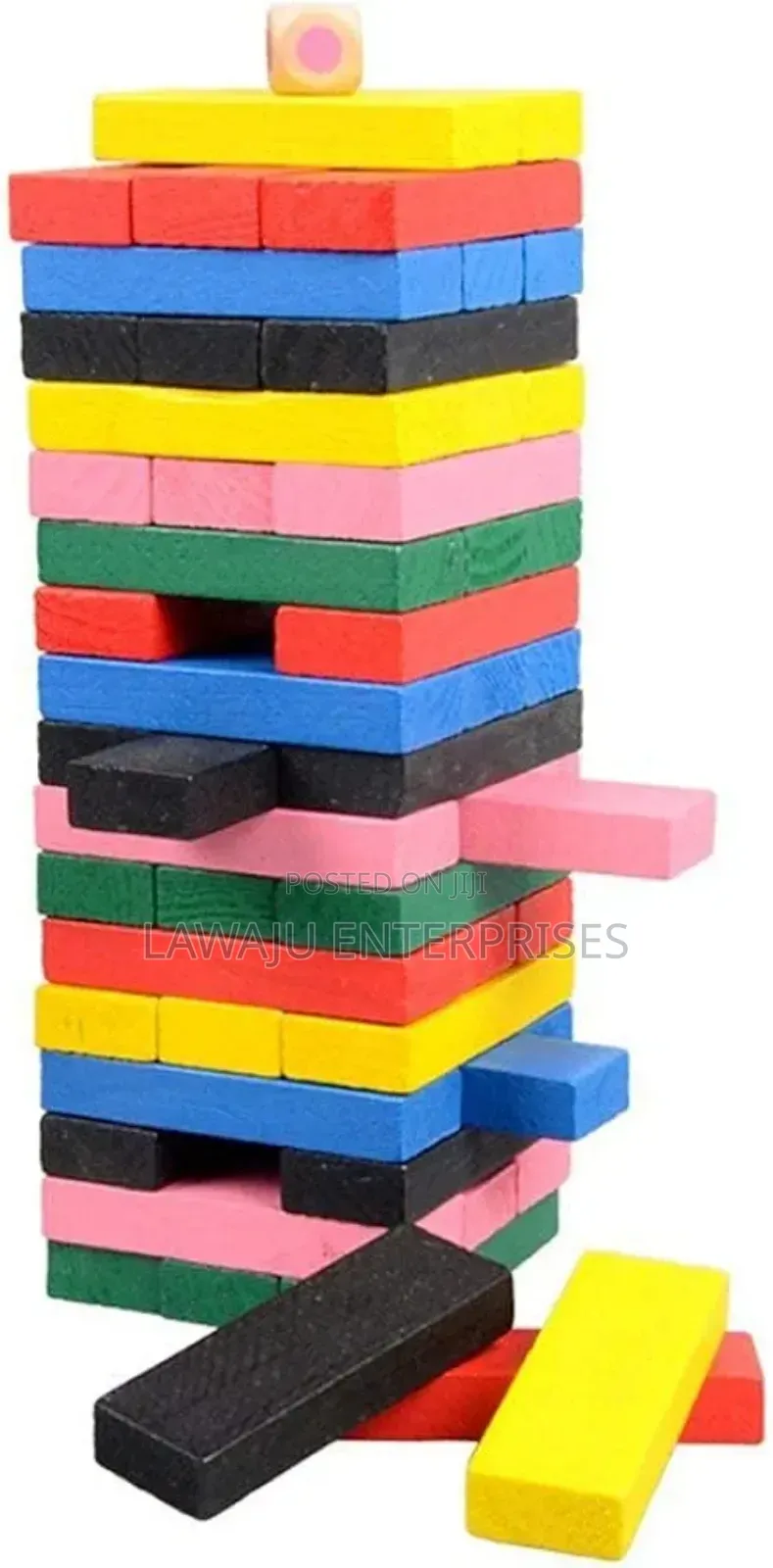 54 PCS Tumbling Tower Blocks