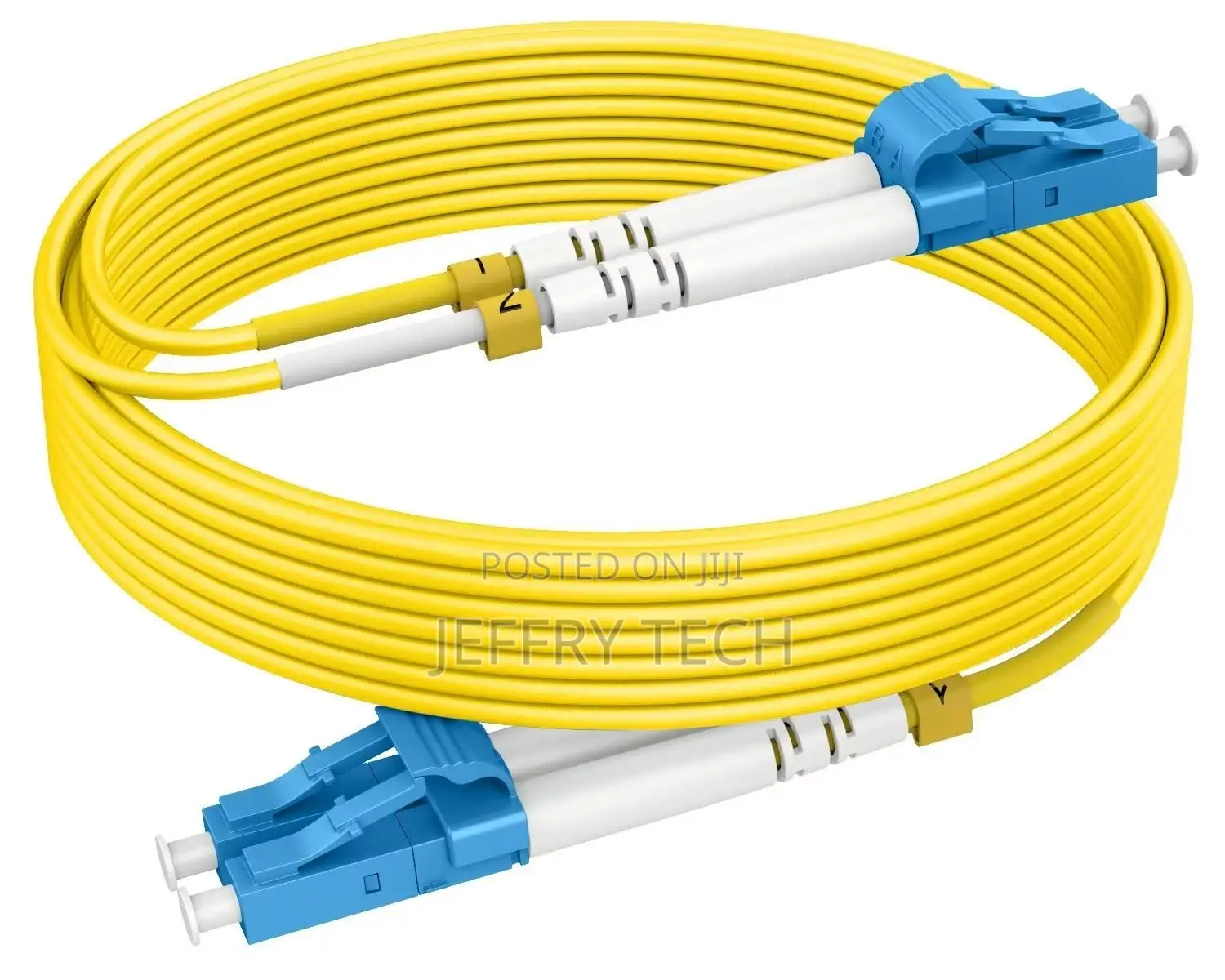 2m(6.56ft) OS2 LC to LC Single Mode Fiber Patch Cables, Opti