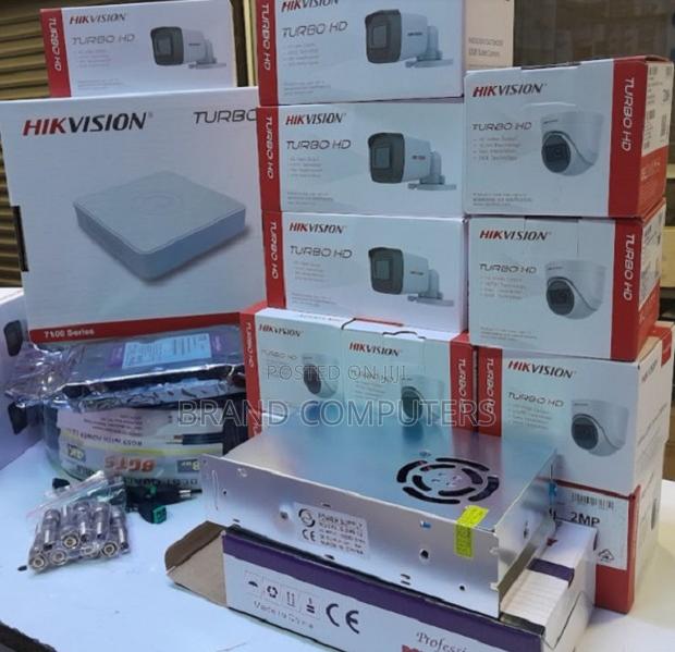 Hikvision 4 Channel CCTV Camera Set Complete 4 Cameras - main view