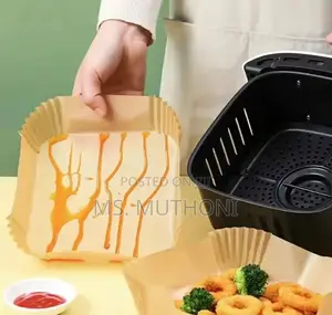 100pcs Disposable Square Air Fryer Paper Liners