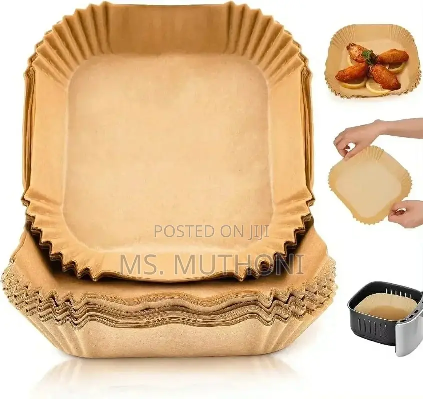100pcs Disposable Square Air Fryer Paper Liners