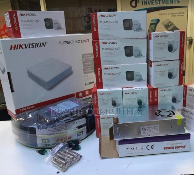 Hikvision 4 Channel CCTV Complete Package 1080p Hd Cameras