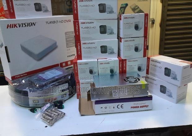 4 Channel CCTV Complete Set-Hikvision 1080P Four Cameras