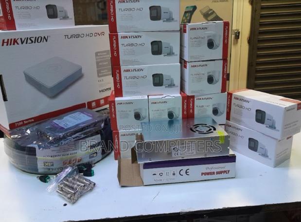 Hikvision 4 Channel Full HD DVR Kit - 4 CCTV Cameras Package