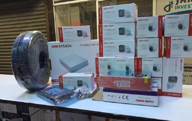 4 Channel CCTV Complete Kit-Hikvision 1080P 2MP 4 Camera