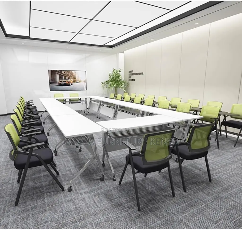Training Ergonomic Office Chair Foldable Conference Seat