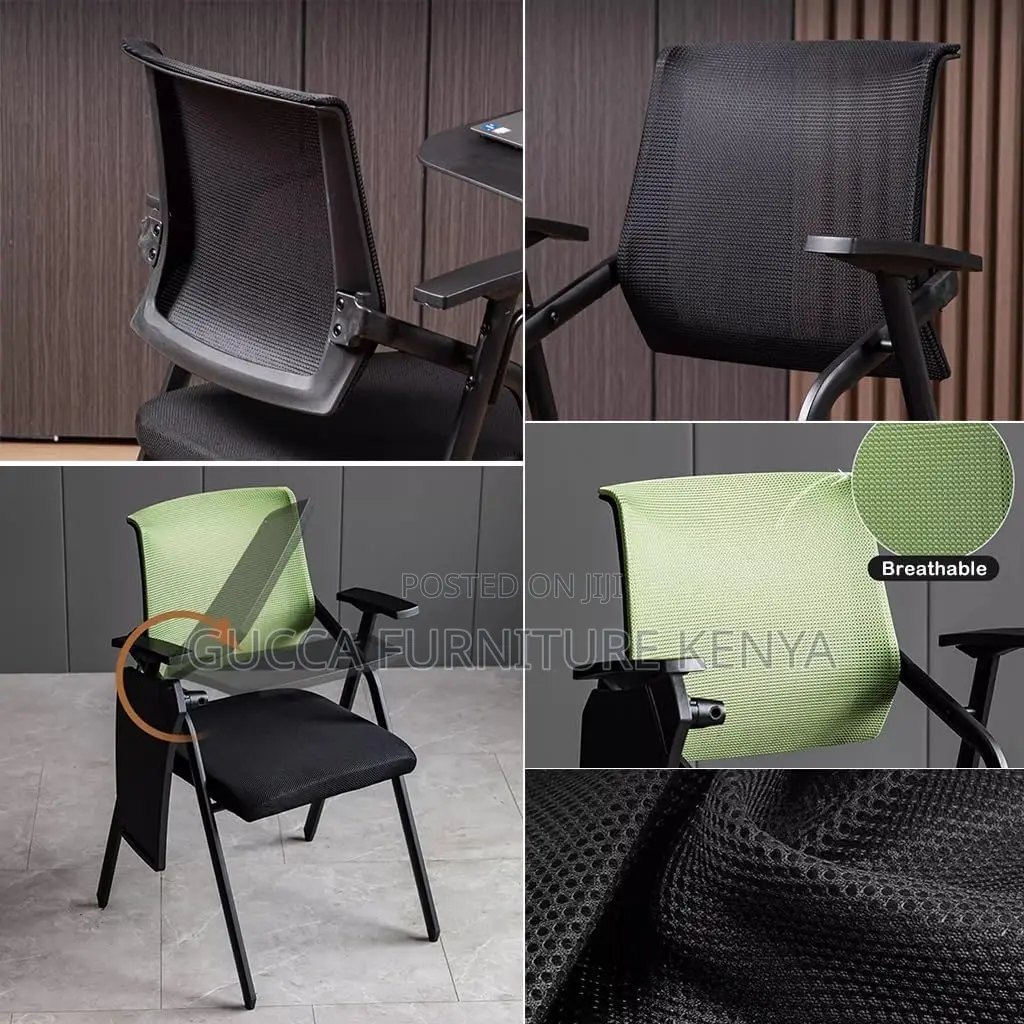 Training Ergonomic Office Chair Foldable Conference Seat