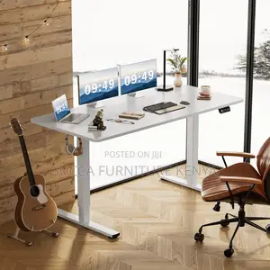 Office Standing Desk With Height Adjustable Metal Legs