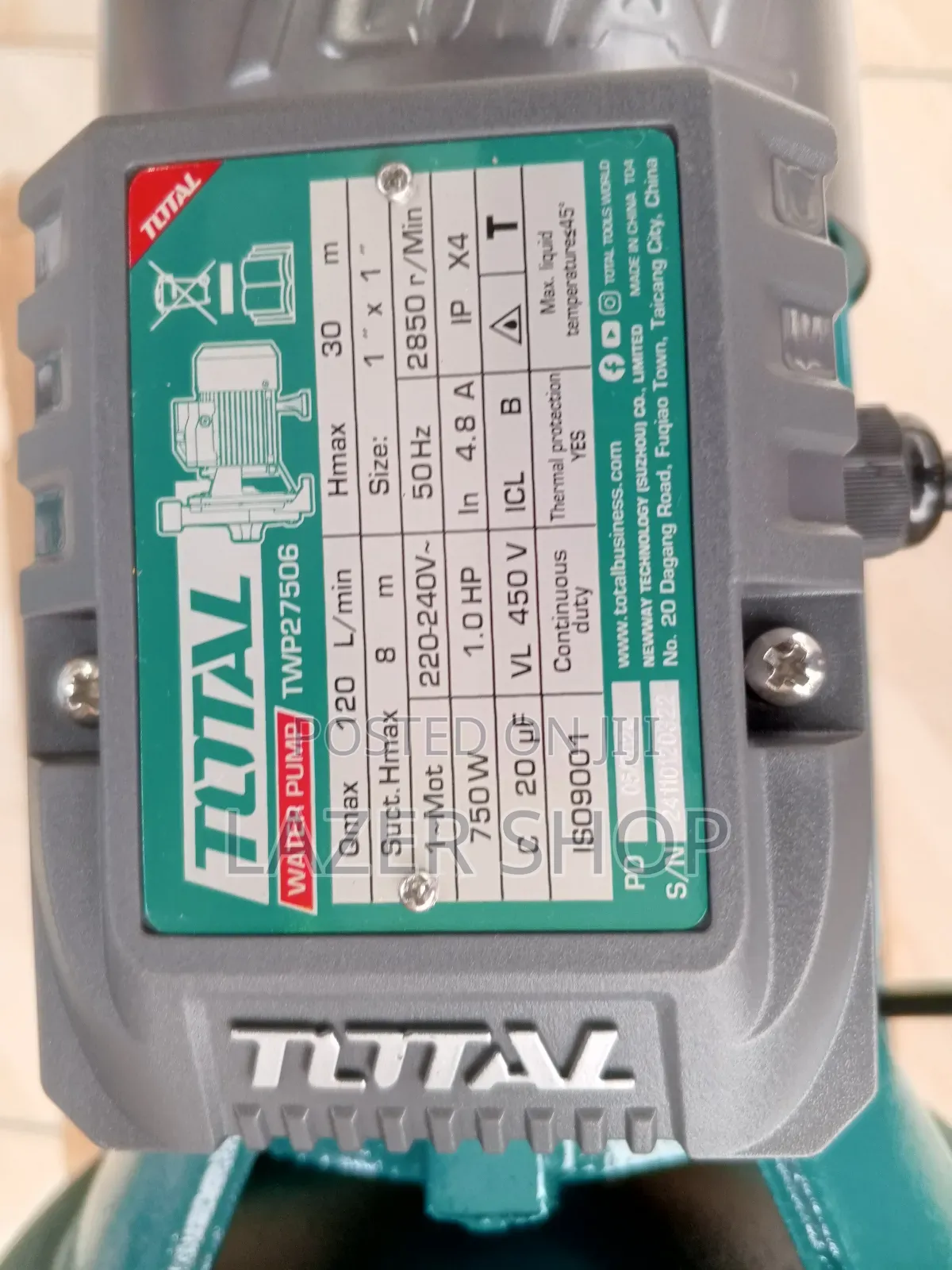 1hp Total Boaster Pump