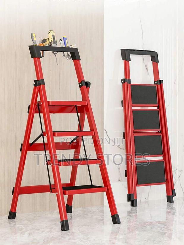 4 Step Folding Ladder - main view