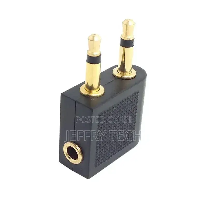 Airplane Headphone Adapter: Gold-Plated Flight Converters Fo