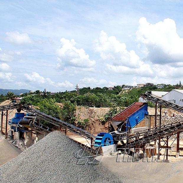 Fixed Granite Aggregate Quarry Sand Making Plant - main view