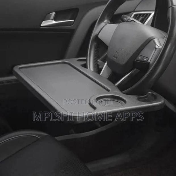 Wooden Steering Wheel Table