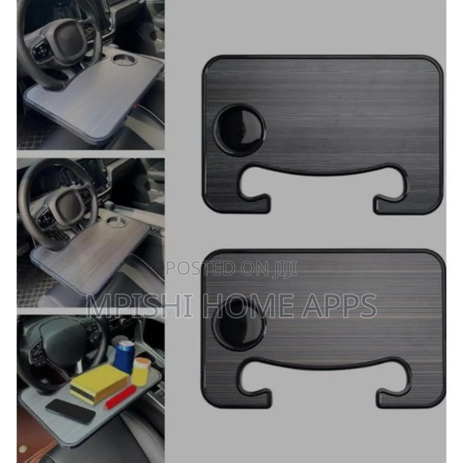 Wooden Steering Wheel Table