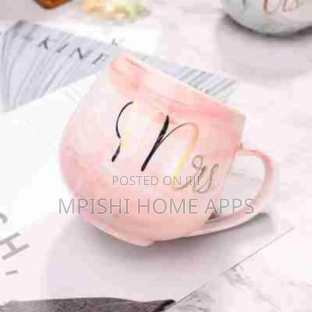 Mr Mrs Ceramic Gift Cup 2 Pc ( With 2 Golden Spoons) - thumbnail 7