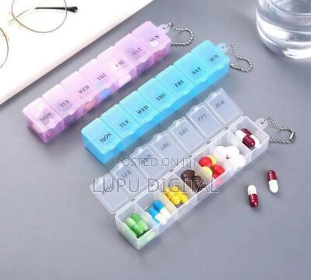 Box Organiser Medicine Tablet Storage Dispenser