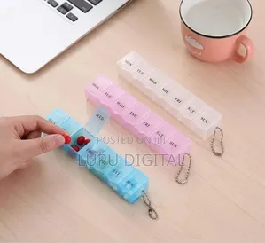 Box Organiser Medicine Tablet Storage Dispenser