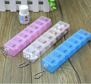 Box Organiser Medicine Tablet Storage Dispenser
