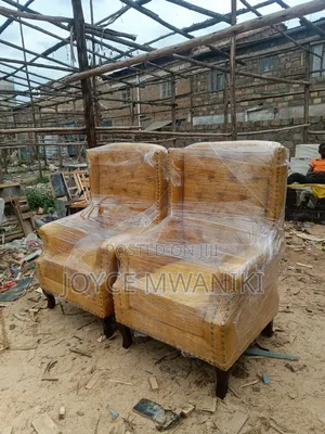 Pedicure Seats or King Chairs, 2 Pieces Gold.