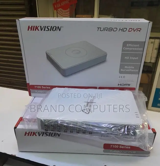 16 Channels HIKVISION DVR Upto 1080p White
