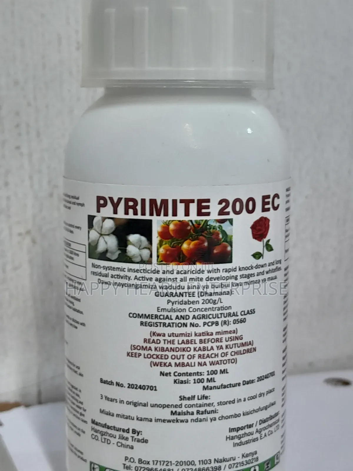 Pyrimite 200ec Insecticide 100ml