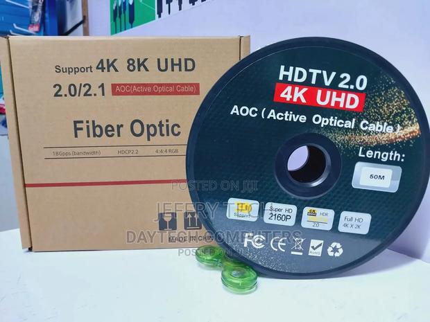 HDMI 50M Fiber Optic 4K60 HDMI 2.0 Active Optical Cable