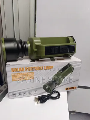 Solar Portable Lamp Torch Multiple Light, Water Proof