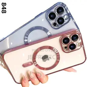 Transparent Magneticcharging Case for iPhone 15 14 Plus