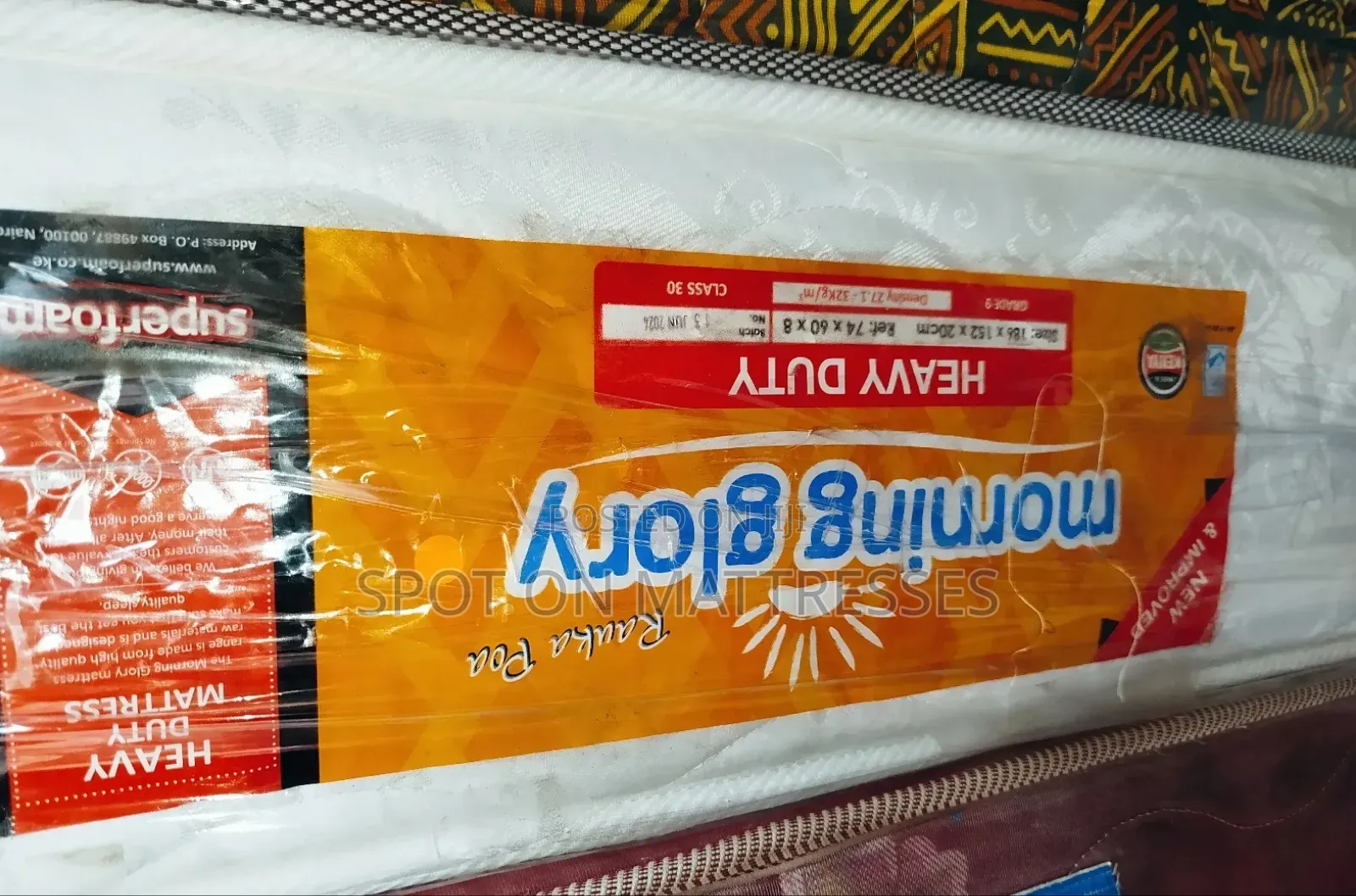 5by6 8inch Heavy Duty Quilted Mattresses.