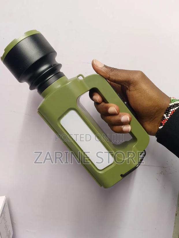 Torch With USB Input Output, Solar Charging Light Torch - main view