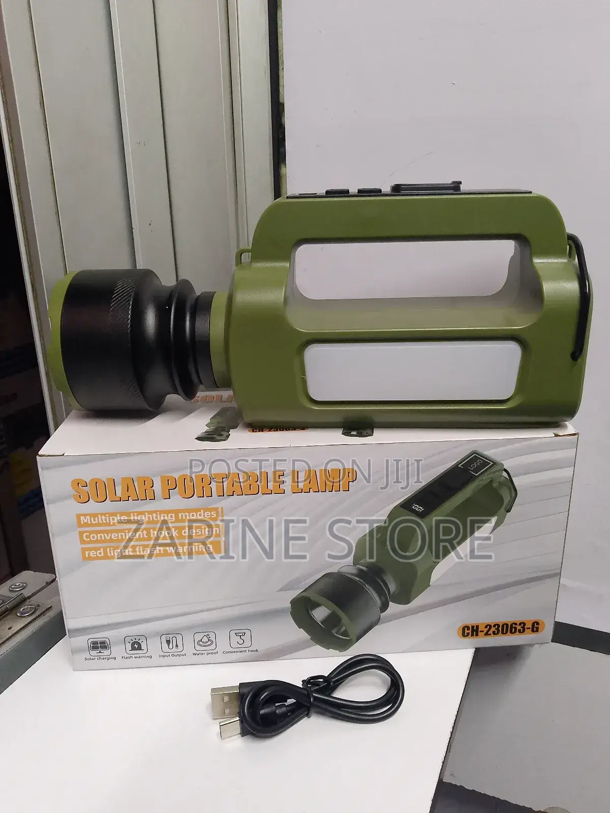 Lamp Torch Solar Charging With Multiple Light, Water Proof