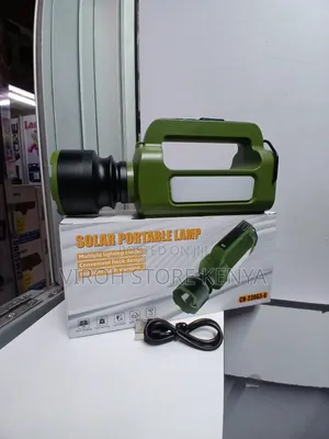 Solar Security Torch Powerbank Flashlight