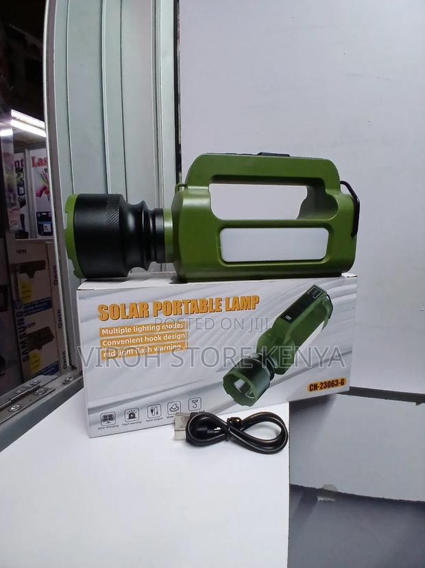 Solar Security Torch Powerbank Flashlight