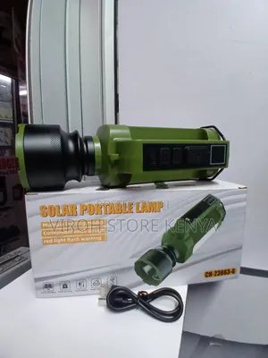 Solar Security Torch Powerbank Flashlight