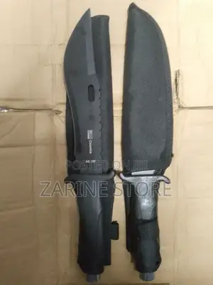 Rubber Handle Knife With Saw. AK-105
