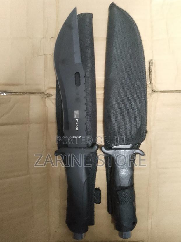 Rubber Handle Knife With Saw. AK-105 - main view